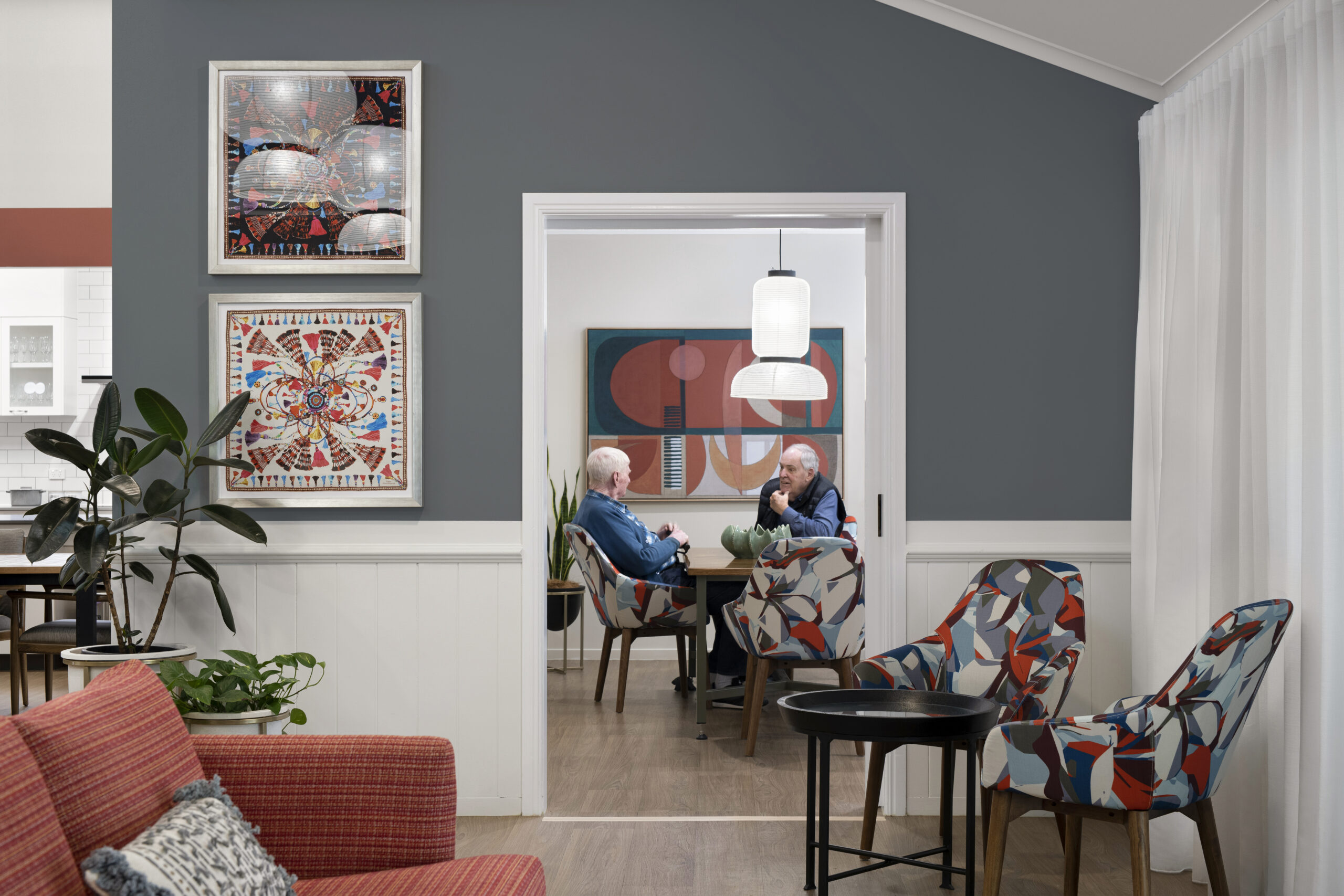 Different living rooms
